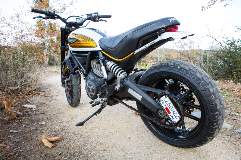 Illustration for article titled This Rad Ducati Scrambler Custom Is What You Get When You Mix Work And Love